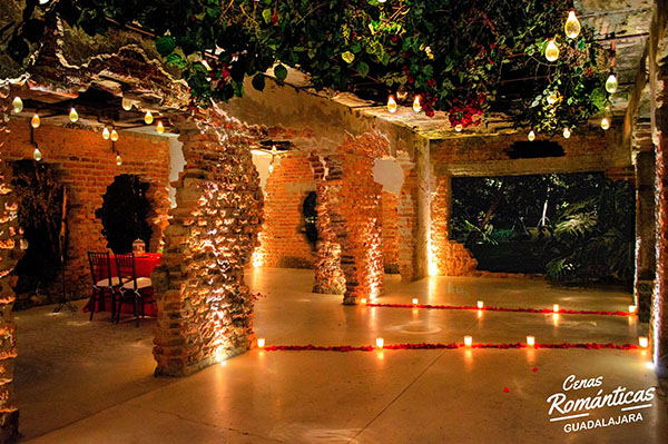 Decoración para cenas románticas